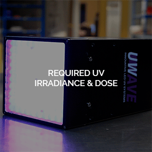 Required UV irradiance & dose