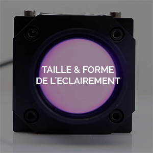 Taille et forme de l'éclairement