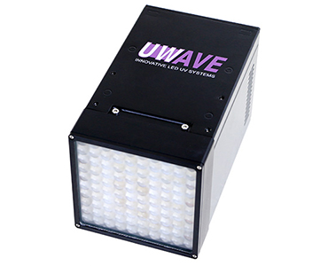 UCUBE is 10x10cm squared UV LED homogeneous flood for bonding, curing, photolithography and photoaging applications.