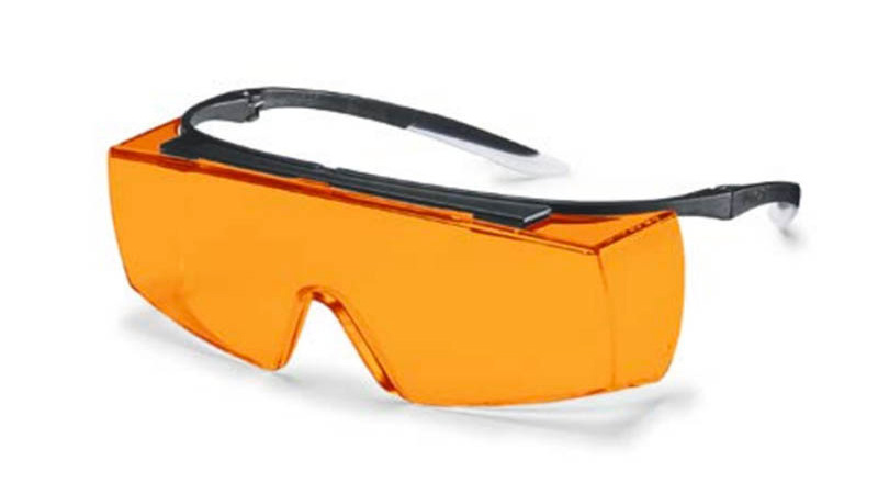 Lunettes de protection UV pour les applications de polymérisation.