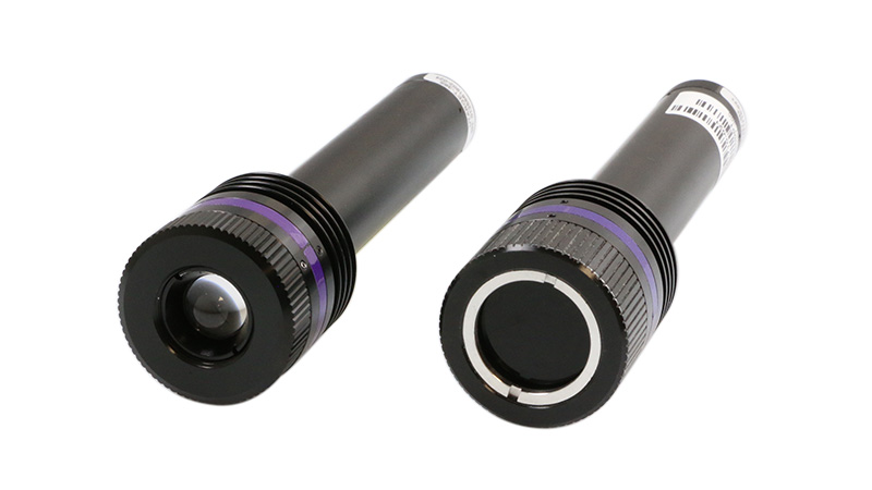 UTARGET, UV LED spot, in its fluorescence version with a special filter for 365nm fluorescence applications.