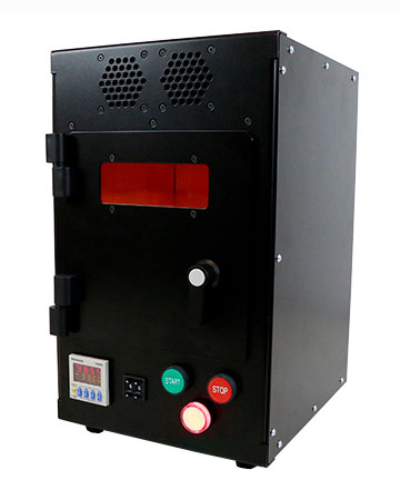 UV OVEN is an UV curing box for bonding, curing, drying, hardening and photolithography applications.
