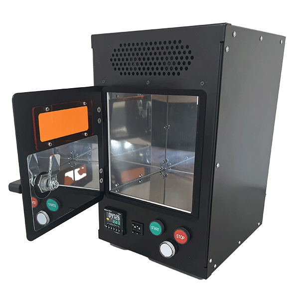 UV OVEN is a completely secured Plug and Play UV LED system. Easy-to-use it is ideal for semi-automated processes.